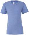 CV3413 3413 Canvas Unisex Tri-Blend T-Shirt Blue Triblend colour image