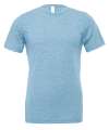 CV3413 3413 Canvas Unisex Tri-Blend T-Shirt Denim Triblend colour image