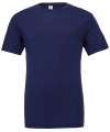CV3413 3413 Canvas Unisex Tri-Blend T-Shirt Navy Triblend colour image