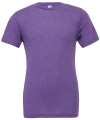 CV3413 3413 Canvas Unisex Tri-Blend T-Shirt Purple Triblend colour image