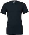 CV3413 3413 Canvas Unisex Tri-Blend T-Shirt Solid Navy Triblend colour image