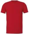 CV3413 3413 Canvas Unisex Tri-Blend T-Shirt Solid Red Triblend colour image