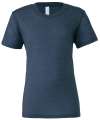 CV3413 3413 Canvas Unisex Tri-Blend T-Shirt Steel Blue Triblend colour image