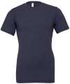 CVC3001 3001CVC Canvas Unisex Heather CVC T-Shirt Heather Midnight Navy colour image