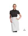 DE106 DP110 Dennys Polyester Waist Apron with Pocket White colour image