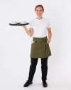 DE115 DP117 Dennys Low Cost Apron Olive colour image