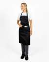 DE116 DP119 Dennys Low Cost Apron with Pocket Black colour image