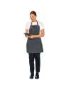 DE116 DP119 Dennys Low Cost Apron with Pocket Grey Black Denim colour image