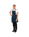 DE116 DP119 Dennys Low Cost Apron with Pocket Washed Indigo colour image