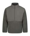 FR856 Front Row 1/2 Zip Micro Fleece Dark Olive colour image