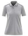 GPX-5W Stormtech Ladies Endurance HD Polo Shirt White / Dolphin colour image