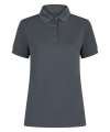 H466 Henbury Ladies Recycled Polyester Polo Shirt Charcoal Grey colour image