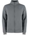K334 KK334 Kustom Kit Sweat Jacket Dark Grey Marl colour image