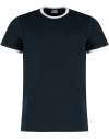 K508 KK508 Kustom Kit Fashion Fit Ringer T-Shirt Navy / White colour image
