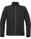 KSB-1 Stormtech Orbiter Soft Shell Jacket Black / Azure Blue colour image