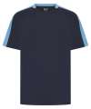 LV290 Finden + Hales Unisex Team T-Shirt Navy / Sky colour image