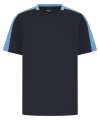 LV292 Finden + Hales Kids Team T-Shirt Navy / Sky colour image