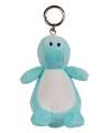MM026 Mumbles Character Key Ring Dinosaur Turquoise colour image