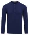 PR218 Premier Long John Roll Sleeve T-Shirt Indigo colour image