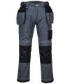PW1002 T602 Portwest PW3 Work Holster Trousers Zoom Grey / Black colour image