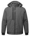 PW2411 CD874 Portwest WX2™ Eco Insulated Two Layer Soft Shell Jacket metal grey colour image
