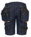 PW4444 DX444 Portwest DX4™ Holster Pocket Shorts Navy colour image