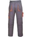 PW625 TX11 Portwest Texo Contrast Trousers Grey / Orange colour image