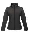 RG195 TRA624 Regatta Omicron III Waterproof Fleece Jacket Seal Grey / Black colour image
