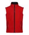 RG331 TRA882 Regatta Kids Ablaze Soft Shell Bodywarmer Classic Red / Black colour image