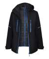 RG360 TRA156 Regatta X-Pro Evader III 3-in-1 Jacket Black / Oxford colour image