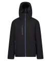 RG443 TRA253 Regatta Navigate Waterproof Insulated Jacket Black / NEW ROYAL colour image
