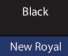 RG446 TRA549 Regatta Navigate Hybrid Jacket Black / NEW ROYAL colour image