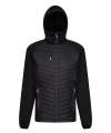 RG446 TRA549 Regatta Navigate Hybrid Jacket Black / Seal colour image
