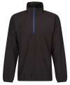 RG452 TRF691 Regatta Navigate Half Zip Fleece Black / NEW ROYAL colour image