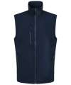 RG455 TRA915 Regatta Navigate Two Layer Soft Shell Bodywarmer Navy / Seal colour image