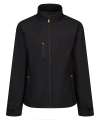 RG702 TRA739 Regatta Thermogen Powercell 5000 Heated Soft Shell Jacket Black / Magma colour image