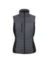 RG813 TRA924 Regatta Ladies Ada Hybrid Bodywarmer Seal Grey / Black colour image
