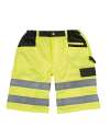 RS328 R328X Result Safe-Guard Hi-Vis Cargo Shorts Fluro Yellow colour image