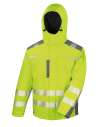 RS331 R331X Result Safe-Guard Dynamic Soft Shell Jacket Fluro Yellow colour image