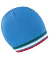 RS368 R368X Result National Beanie Blue / Green / White / Red colour image
