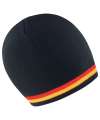 RS368 R368X Result National Beanie Black / Red / Gold colour image