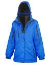 RS400F R400F Result Ladies Journey 3-in-1 Jacket with Soft Shell Inner Royal Blue / Black colour image