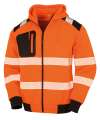 RS503 R503X Result Recycled Safety Zip Hoodie Fluorescent Orange colour image