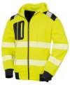 RS503 R503X Result Recycled Safety Zip Hoodie Fluorescent Yellow colour image