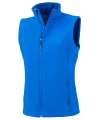 RS902F R902F Result Recycled Ladies Printable Soft Shell Bodywarmer Royal Blue colour image