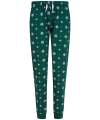 SK085 SF Clothing Ladies Lounge Pants Bottle / White Snowflakes colour image