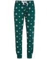 SM085 SF Clothing Kids Lounge Pants Bottle / White Snowflakes colour image
