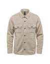 SNF-1 Stormtech Avalante Knitted Fleece Shirt Jacket Oatmeal Heather colour image