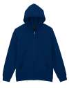 GD69 SF600 Gildan SoftStyle® Midweight Full Zip Hooded Sweatshirt Navy colour image