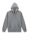 GD69 SF600 Gildan SoftStyle® Midweight Full Zip Hooded Sweatshirt ringspun sport grey colour image